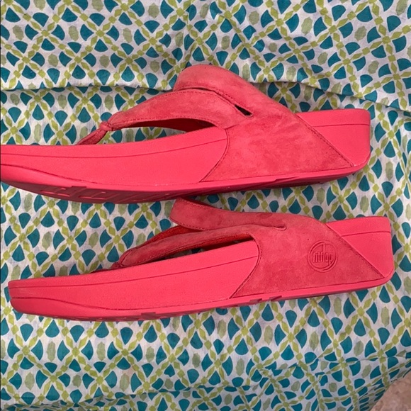 FlipFlop Reddish Suede Sandals - Picture 2 of 3